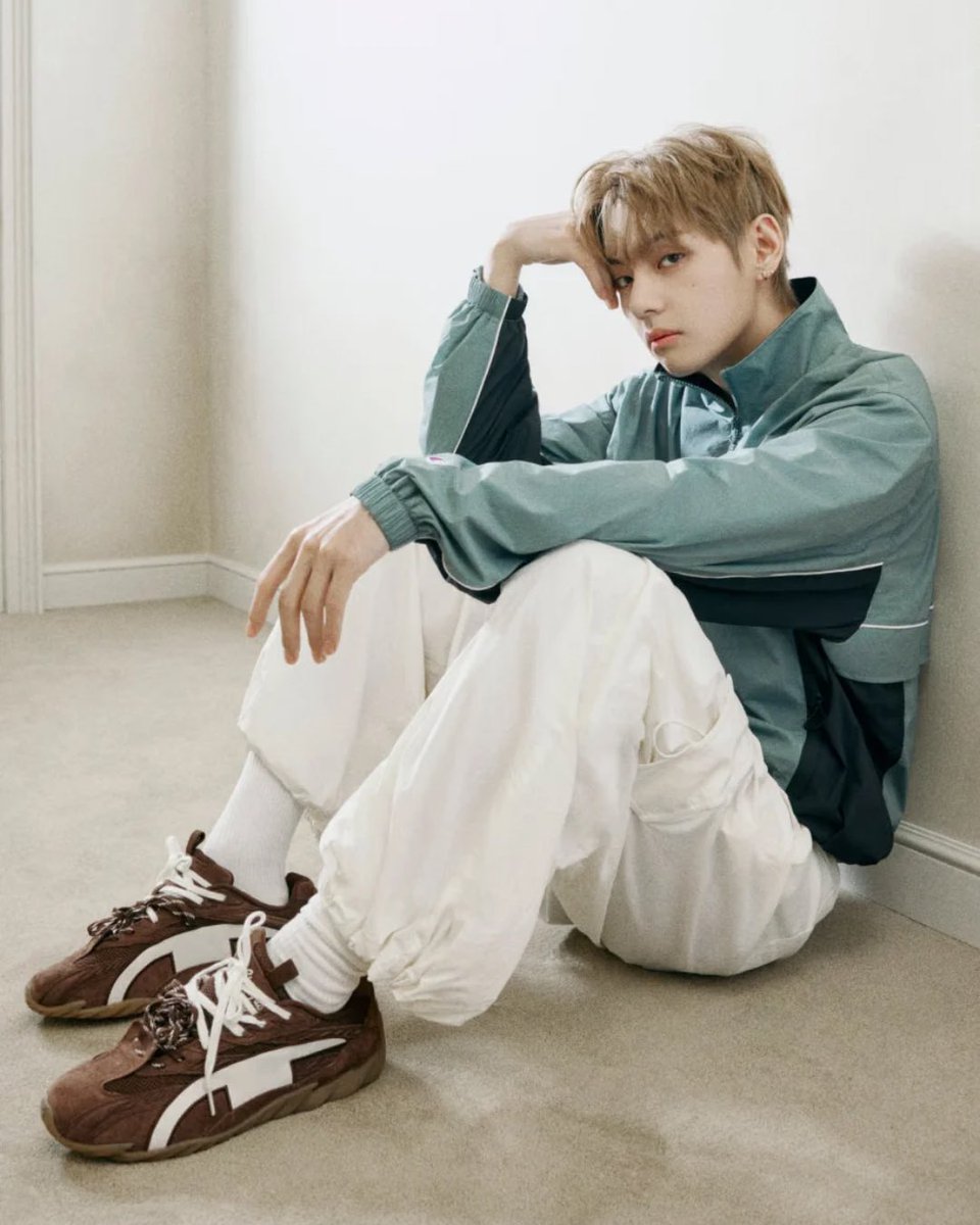 LooxMagazine's tweet photo. Champion A/W 26 “True Champion” campaign starring V of BTS. https://t.co/yj1dFRDKeN