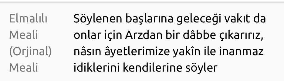 OmerAtillaErgi's tweet photo. AI sistemleri adeta Dabbetü’l Arz vazifesi yapıyor. Kur’anı sorgulayanlara hakikatleri söyleyerek, onlara inkarcı olduklarını bildiriyor. 

Neml suresi 82’de ilginç işaretler var. https://t.co/L4I6lFODpC