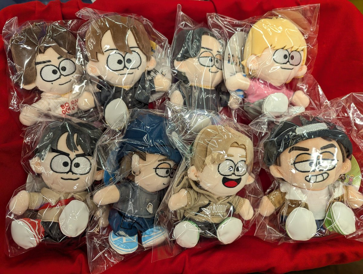 嵐、timeleszのぬいぐるみが入荷しました✨皆勢揃い。可愛さ爆発して