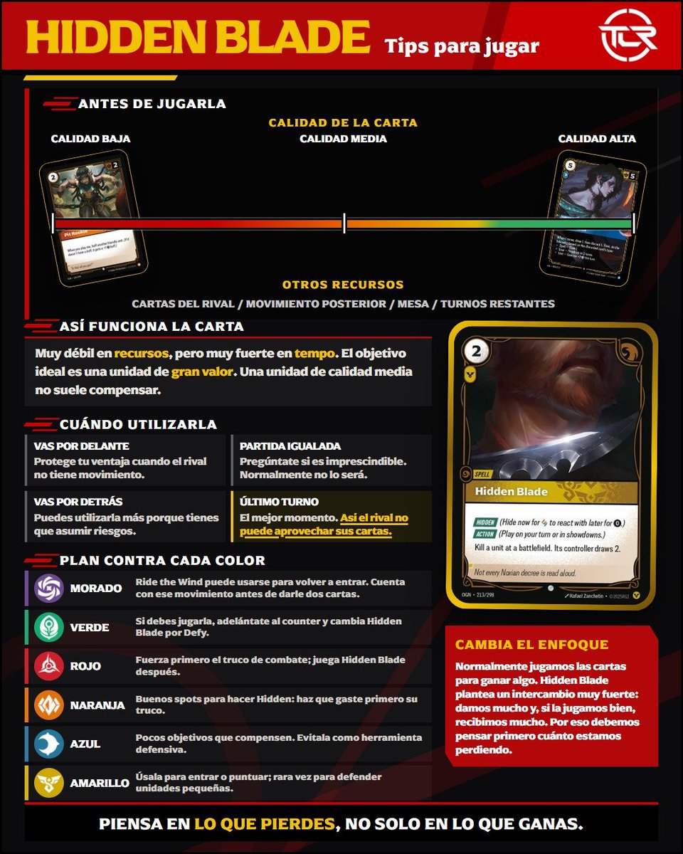 TurnoCeroRift's tweet photo. Liberamos la guía sobre Hidden Blade. Esperemos que os ayude a mejorar cuando jugáis con y contra ella.

Están funcionando muy bien así que haremos más próximamente.

La comunidad de whatsapp también está creciendo un montón. 

Y tú, aun no te has unido? 🧐 https://t.co/xbGuK2aqSH