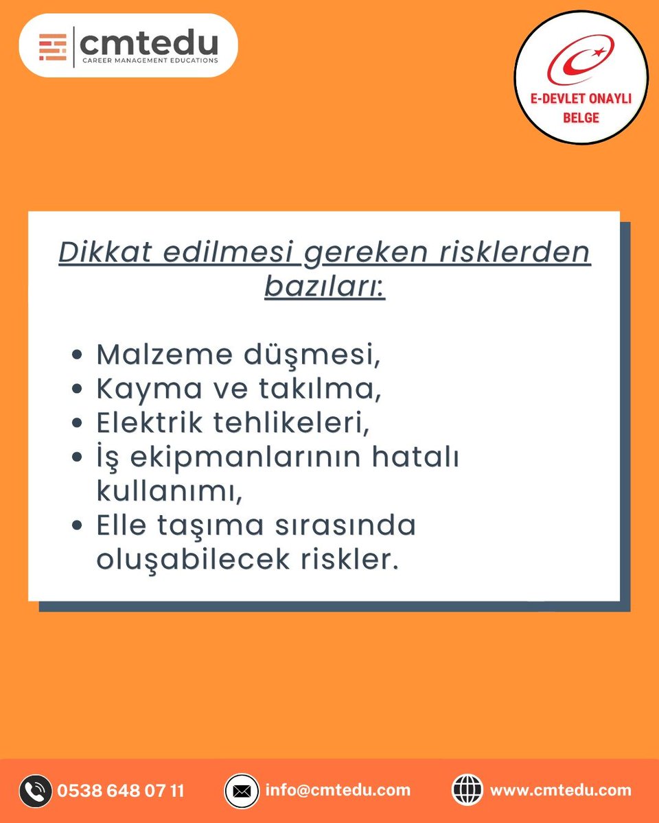 cmtedusoft's tweet photo. İnşaat sahalarında güvenli çalışma için riskleri tanımak şarttır.

İnşaat İşçisi Eğitimi ile temel #işgüvenliği bilgilerini öğrenin, E-Devlet onaylı sertifikanızı alın.

🌐 https://t.co/KHEcxjbTV5
📞 +90 538 648 07 11

#inşaat #meslekiegitim #sertifika #edevlet #eğitim https://t.co/udoko2KUpp