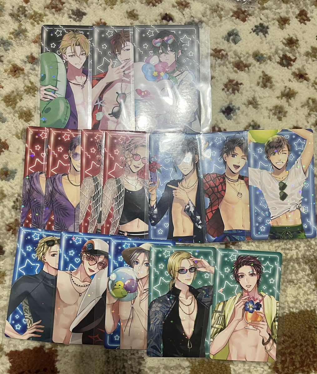 tki_242's tweet photo. 【交換】ツキプロ ツキウタ ツキスプ 特典

譲⇒春、海、涙、志季×2、津花×2、壱星、壱流、英知、守人、望、廉、昂輝、衛
求⇒葵、夜＞隼、新、涼太

郵送での交換になります。検索からでもお気軽にお声掛けください。よろしくお願いします。 https://t.co/qf5J0bV7Hz