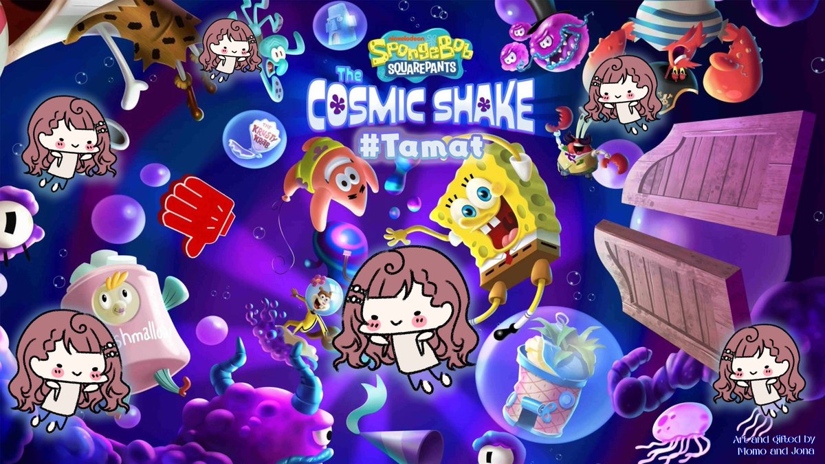Chynta_micin's tweet photo. Tamatin game Spongebob the Cosmic Shake malem ini, kompe kompe kompe 🔥

https://t.co/lxaKgUYm1F

#ChyntamiCinta #Chylung #Chylip #Minails #vtuber https://t.co/tB1c3Vk5oO