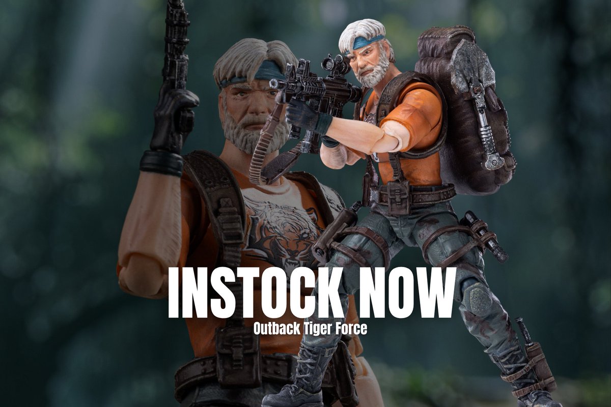 LTcave_official's tweet photo. 【INSTOCK NOW】
Outback Tiger Force - G.I.Joe Exquisite Mini Series 1/18 Scale Action Figure is in stock!
Shop and dispatch your figures now: https://t.co/JbPrQCH8xd
@followers
#hiya #gijoecommunity #LTcave #lockertoys #HIYAToys #actionfigurecollector #toyphotos #toys #toyphotography #actionfigures