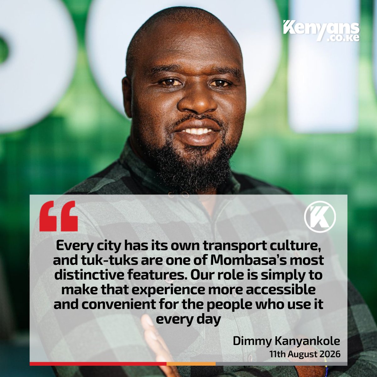 Kenyans's tweet photo. Every city has its own transport culture, and tuk-tuks are one of Mombasa’s most distinctive features - Bolt East Africa Senior General Manager Dimmy Kanyankole https://t.co/nXX824D07C
