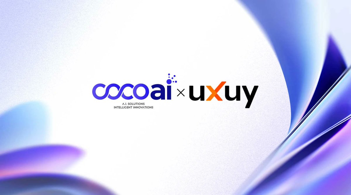 COCOAI_Network's tweet photo. UXUY spent 3 years building the rails — wallet, multi-chain, 10M+ users.

Now, those rails are powering something new.

@COCOAI_Network.

Not a side project. A strategic bet on the Agentic Economy. AI aggregation + Multi-Agent orchestration + compute coordination — all built on UXUY infrastructure.

Same rails. Bigger mission.

And the @PiNewsMedia community? You‘re part of this too. UXUY built the tech. COCOAI built the gateway. You bring the energy.

Let’s go. 

@PiNewsMedia @COCOAI_Network