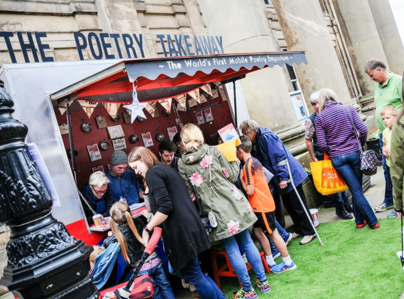 Feltham_Arts's tweet photo. @FelthamShopping  The Poetry Takeaway- the world’s first mobile poetry emporium!
Wednesday 12th August, The Piazza, The Centre, Feltham
11-3pm
Step up and let poets write you a completely original poem or message, live and just for you. @poetrytakeaway
#summerofculture2026 https://t.co/UxlQu2g9TQ