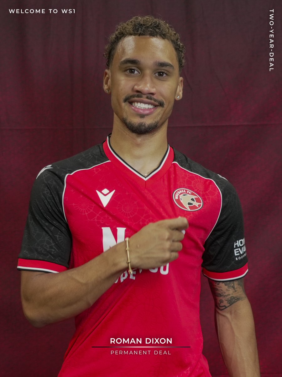 WFCOfficial's tweet photo. 𝐀𝐧𝐨𝐭𝐡𝐞𝐫 𝐚𝐝𝐝𝐢𝐭𝐢𝐨𝐧 𝐭𝐨 𝐨𝐮𝐫 𝐞𝐦𝐩𝐢𝐫𝐞. 🏛️

We are thrilled to announce that Roman Dixon has signed for the #Saddlers! https://t.co/6yTI7N0UQ8