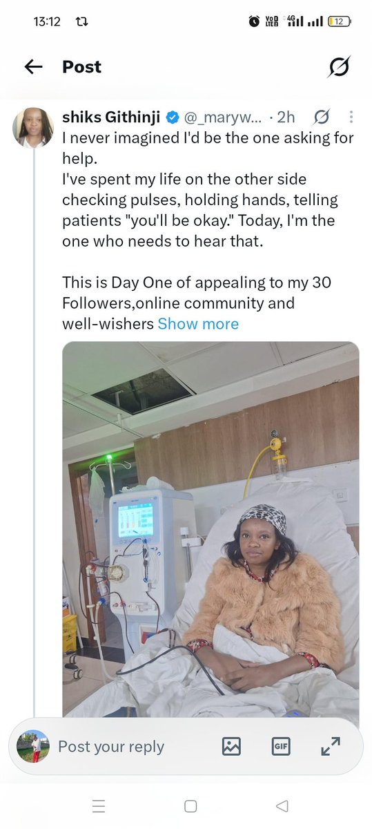 Josephkaruingi's tweet photo. Call for help, when we come together great things happen. She is calling for financial support for her kidney transplant. Siz it shall be well.. 
RT thank you https://t.co/0vo0Sr7o6q