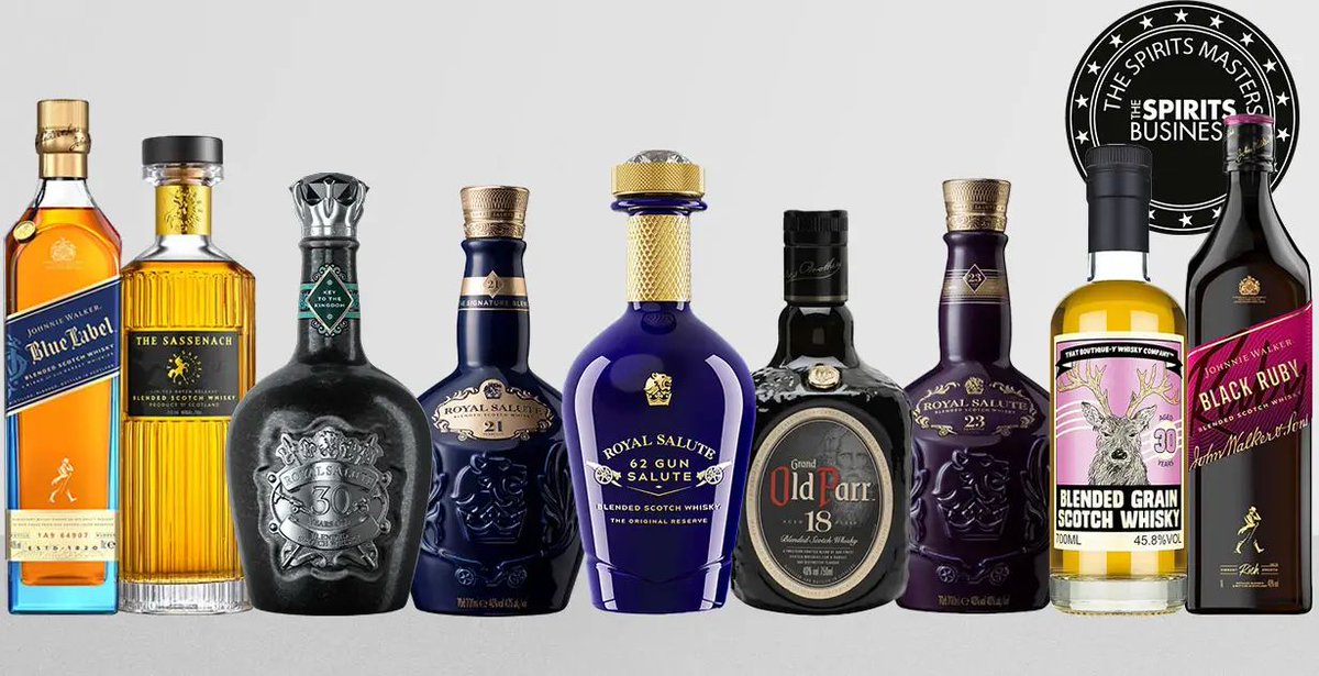 WhiskeyWash's tweet photo. Which nine blended Scotch whiskies earned top honors at the 2026 Scotch Whisky Masters, judged entirely blind? From a $33 bottle to a $3,375 decanter, here they are.

Read the full story here: https://t.co/7vjMP0LAff https://t.co/k7exh6au8V
