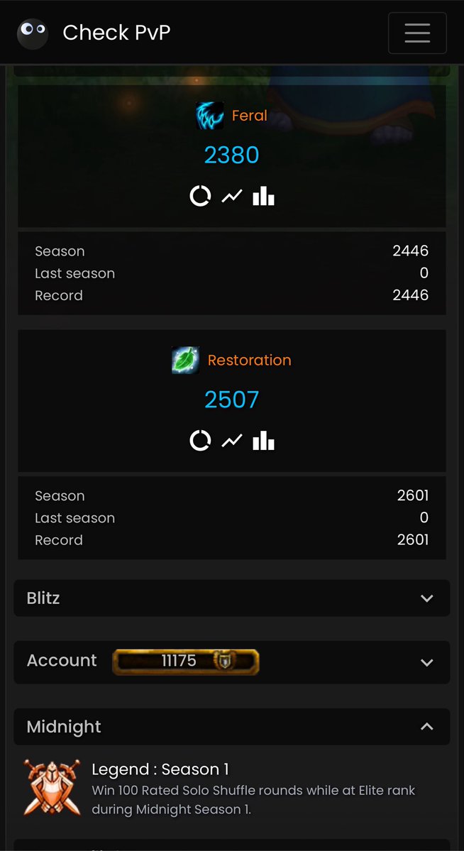 youronly_venus's tweet photo. Midnight Season 1 PVP recap: first ever legend with a 2.6k peak in shuffle, after a few years break. i am beyond grateful for the amazing people i’ve met this season 💗 can’t wait to see what S2 has in stock for us 🤝 see yall in the arenas 😙 https://t.co/IlqgyRYuvL