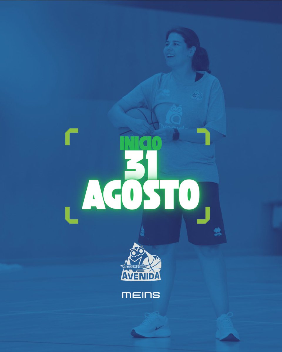 CBAvenida's tweet photo. PRETEMPORADA 🥵

Sí… en 2️⃣0️⃣ días arranca 

💙 MEINS AVENIDA 💚

¿Hay ganas? 🤓

Toda la info de la pretemporada (fechas, partidos, jugadoras…) 
AQUI ➕ https://t.co/ju0kd0xXVj https://t.co/v249bwKmCD