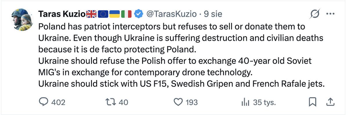 tweetodczepny's tweet photo. Wojowanie według Ukrainy nie powinno polegać na strzelaniu do wrogiej Rosji, i jednoczesnym strzelaniu do potencjalnych przyjaciół w USA, Koreii Południowej, i Polsce. #SowieckaSzkołaDyplomacji https://t.co/eRYU09pykC