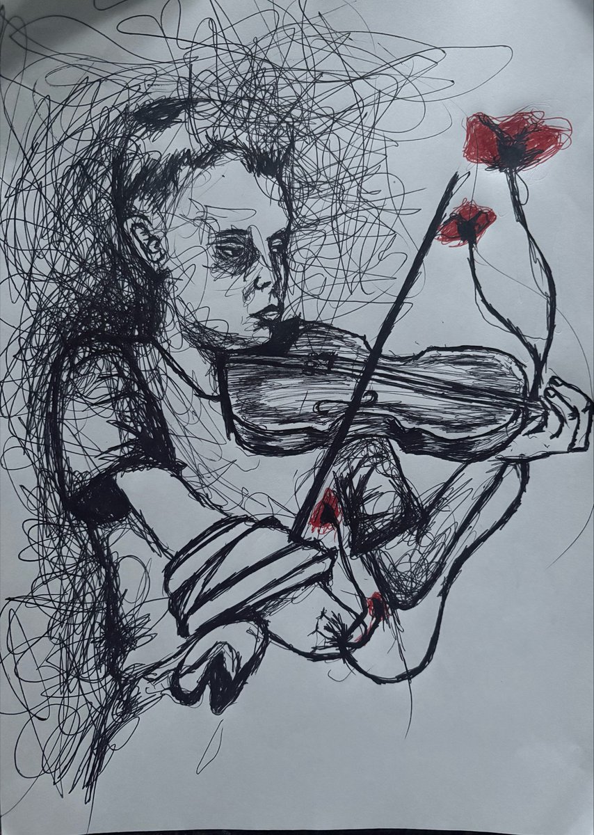 mar80549's tweet photo. My new painting, if you see it, leave a dot to break the algorithm https://t.co/7uTVv939E3