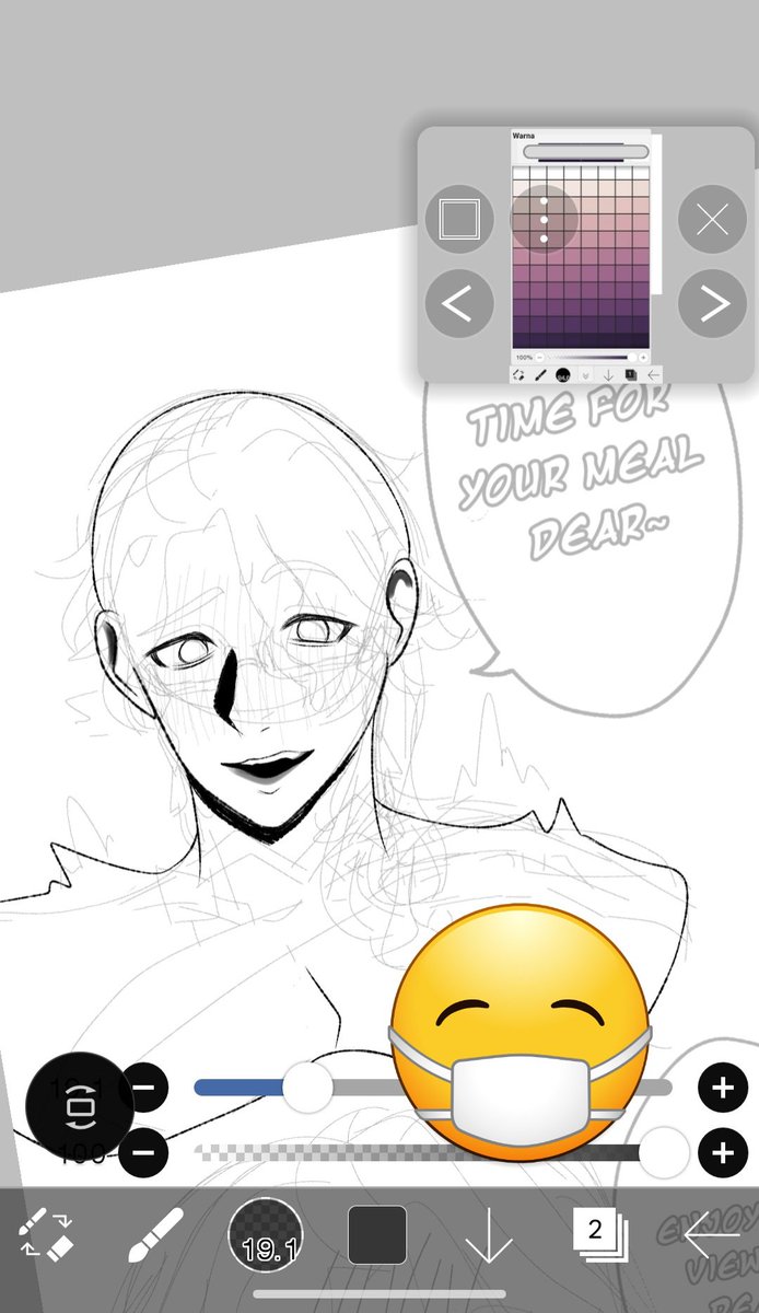 BbgYoichi's tweet photo. It's 2.48 am right here and my friend Tofuu send me this Pantalone wip and ask "is it look good?" "Yoichi wake up" *call me*. Gurll ask Rikka 😭 I'm busy with my research paper right now I'm so sorry😔 (who Milk him? Lumine or Dottore?) https://t.co/YJZlT9PhzT