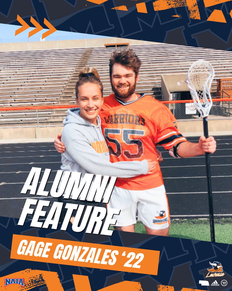 MidlandUMLax's tweet photo. ALUMNI FEATURE: Gage Gonzales ‘22 🔵🟠

Gage was a big part of our program in the early years. He set the tone for future Warriors.

Once a Warrior, always a Warrior. ⚔️🤘

#Alumni #WarriorNation https://t.co/fJsZBIKrPI