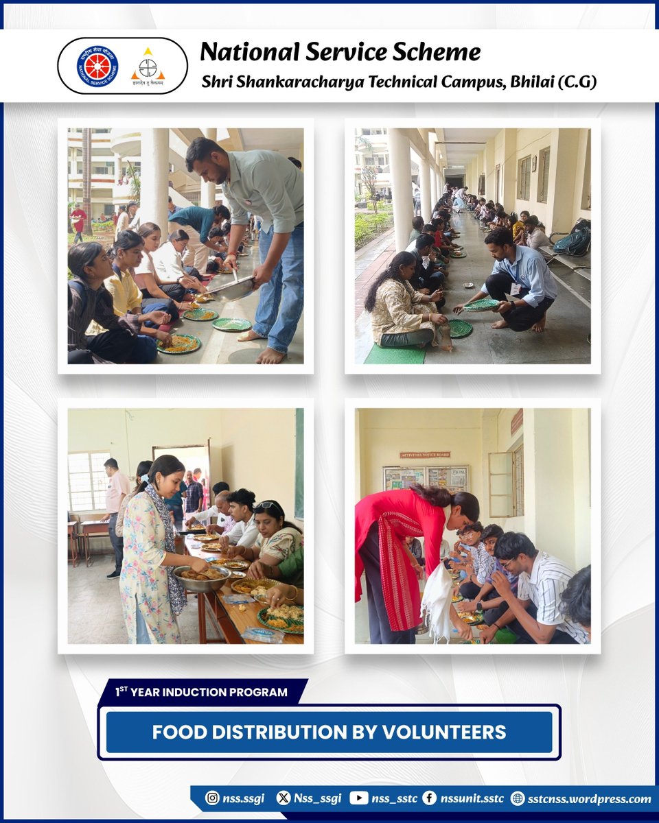 Nss_ssgi's tweet photo. @_NSSIndia @YASMinistry @NSSRDBhopal @nsscsvtuCG @mansukhmandviya @dr_dsraghu @ashokshrotinss @NeetaBajpai5 @Rajkumarnss @PIB_India @PIBRaipur @pibyas @nss_cg_official The #Program was honored by the presence of Mr. I. P. Mishra (Chairman, SGES), Dr. Jaya Mishra (President, SGES), Mr. Rudransh Mishra (Vice Chairman, SGES), Dr. Smita Selat (Vice Chancellor, SSPU, Bhilai), along with all the Heads of Departments of SSTC as the chief guests. https://t.co/Iwdo2OfDGc