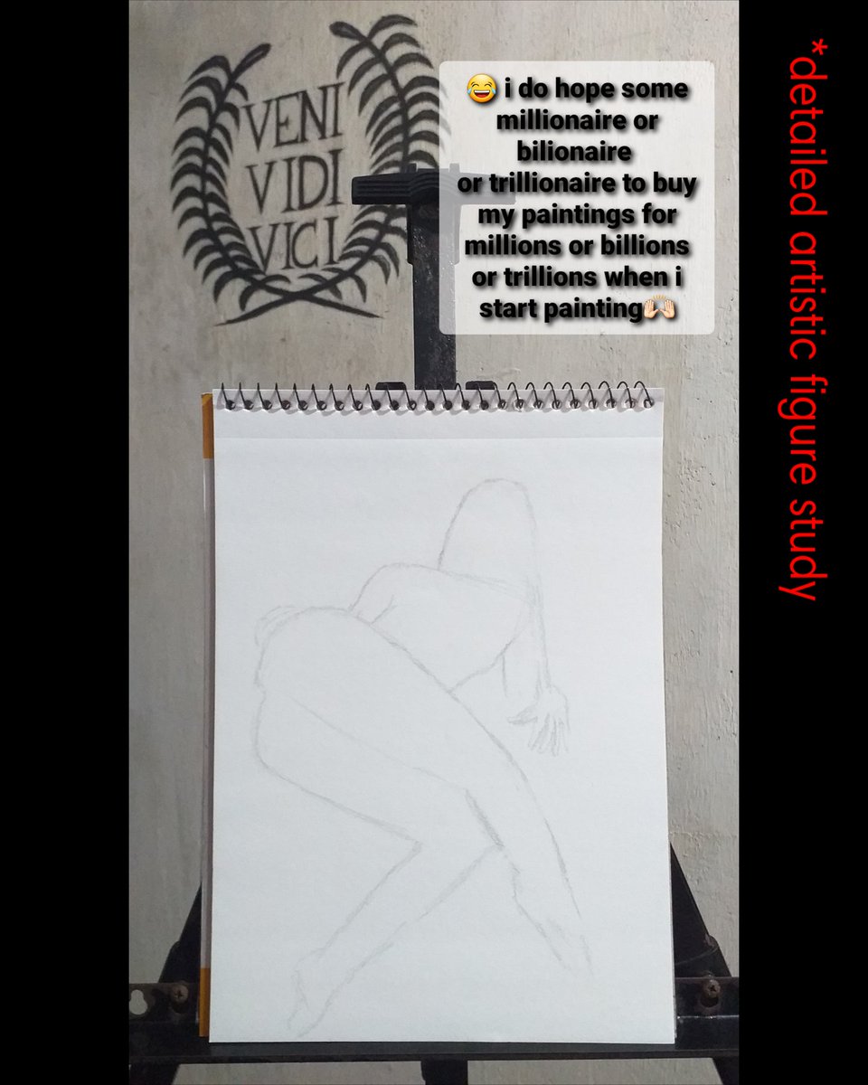 Restrictedwork's tweet photo. This artwork is part of my detailed figure study of 1000 Dynamic-Nu*de-Series exploring the human form 
#figuresketch #artist #young #girl #beauty 

DYNAMIC-NU*DE-SERIES : 42  (😂 i do hope some millionaire or bilionaire or trillionaire to buy my paintings🙌🏻) https://t.co/xs81mg34wz