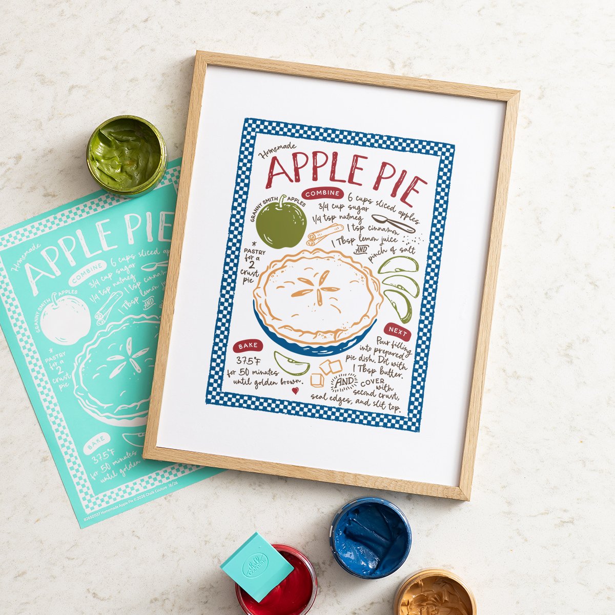 RoMisOneStop's tweet photo. 🥧 Bring cozy kitchen charm straight to your walls!This Homemade Apple Pie Chalk Couture design is the perfect blend of farmhouse style + functional décor. Whether you’re decorating your kitchen, prepping for fall, or gifting to a baker, this reusable silk‑screen transfer makes it easy to create a gorgeous, professional piece every time.
🔗 Shop the TransferTap here to grab yours before it sells out:
https://t.co/mX1UJzvMlI
#romisonestopshop #chalkcouture