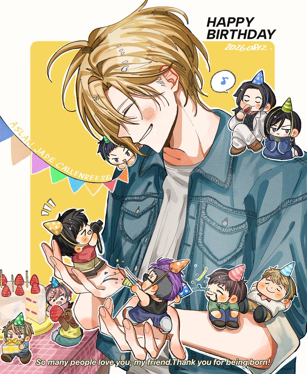 to_ta_01's tweet photo. #アッシュ・リンクス生誕祭2026
#アッシュ・リンク���誕生祭2026
おめでとう🥳🎉🎉🎉 https://t.co/N4wUgdXGVr