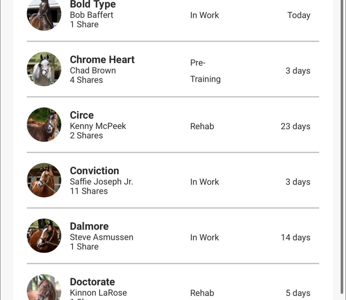 pridento's tweet photo. @fallen_orchids It’s worth, trust. (Not the investment, probably, but the farm visits and race day events are cool.) https://t.co/2voEUjPCZr
