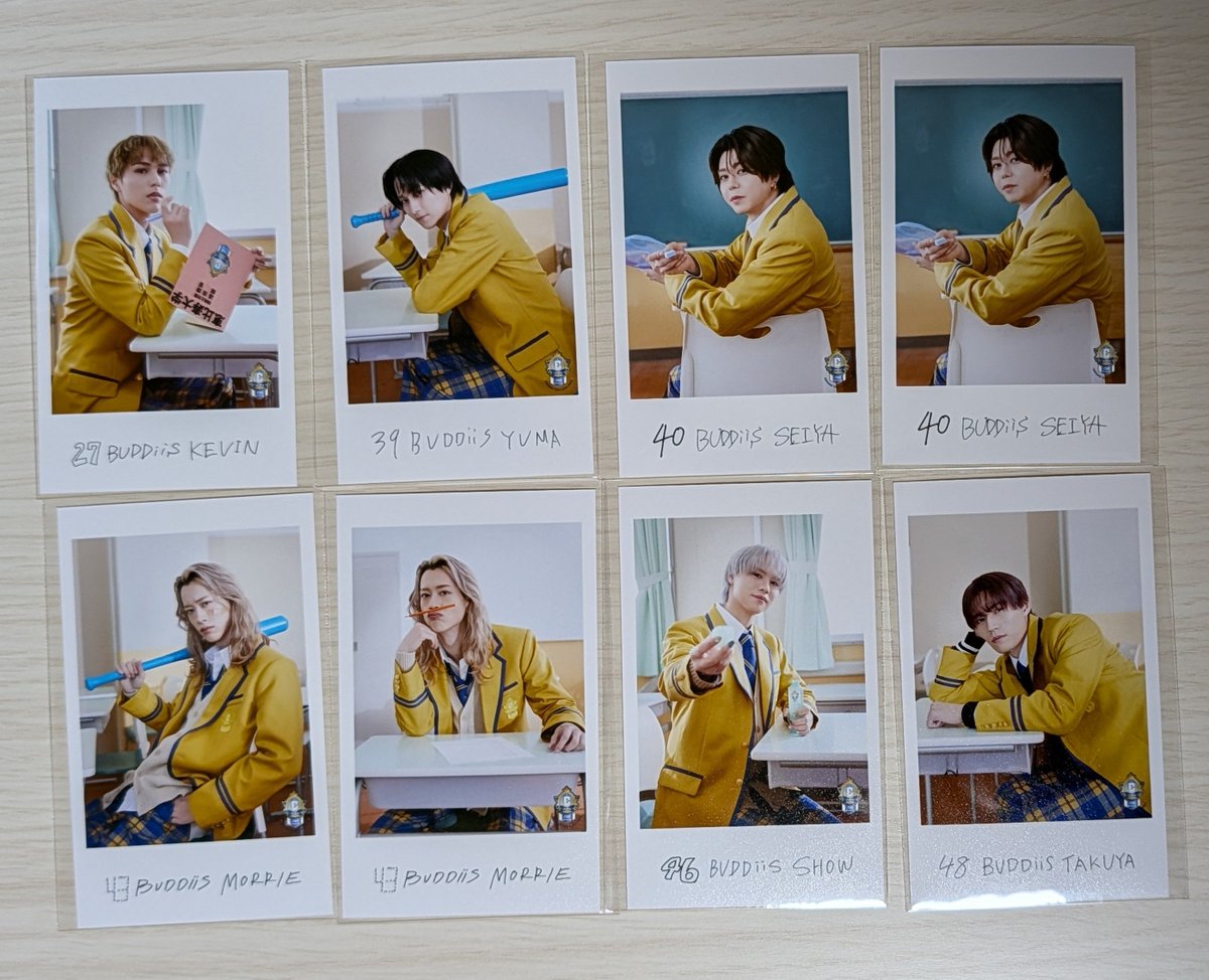 jmkram7m57's tweet photo. エビライ　交換　ミニフォト

譲　画像のもの

求　マサヒロ（後左）
　　吉田仁人（前後左右）
　　NAOYA（右）
　　吉澤要人（前後左右）
　　SHOOT（前左右）
　　FUMIYA（後右）
　　阿久根温世（後）
　　竹野世那（右）

郵送
手渡し　東京ドーム11/25、11/26

お気軽にお声がけください✨ https://t.co/A7wnWT0RMl