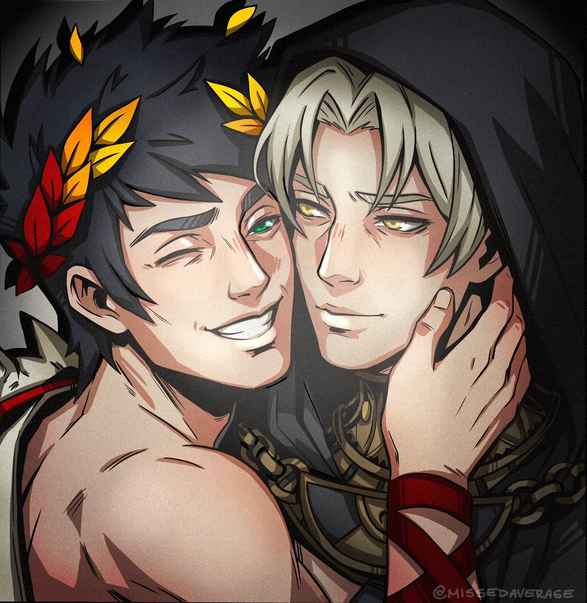 MissedAverage's tweet photo. Between life and death… There’s no personal space! 

#Hades #ThanZag https://t.co/Ey9tGlDWcU