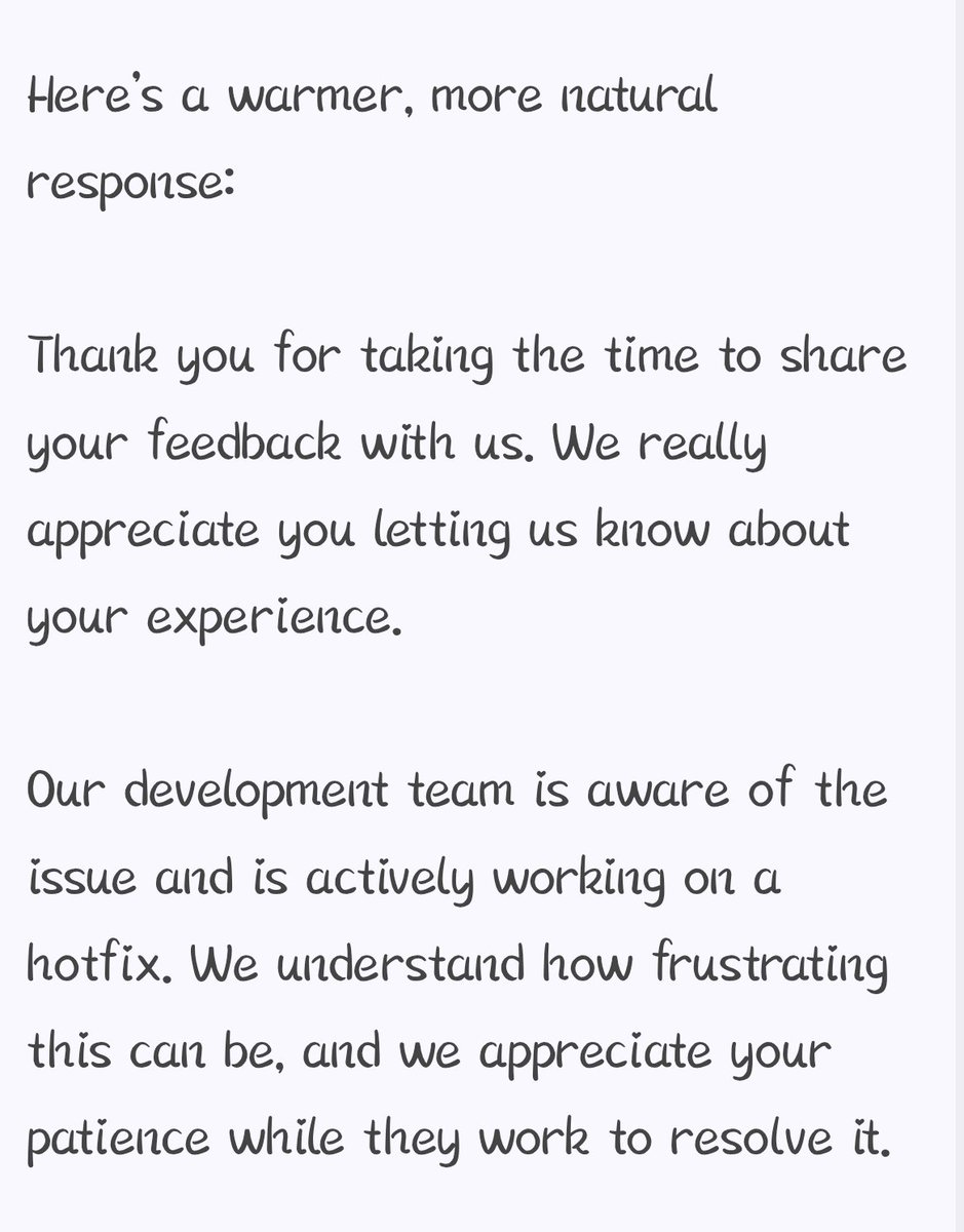 Martouf_418's tweet photo. please fix server issue and becarfull when ur team using chatgpt to answer 
@PredecessorGame 
@rgsace https://t.co/uI7S1jetN4