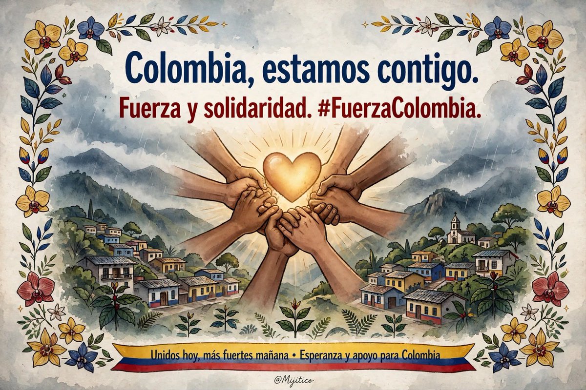 Victor_admon's tweet photo. Nuestra solidaridad para cada familia que perdió un ser querido. Dios les de fortaleza. Ante el dolor y la tragedia, debemos estar UNIDOS. ¡Fuerza Colombia! https://t.co/I80D0Qc7cq