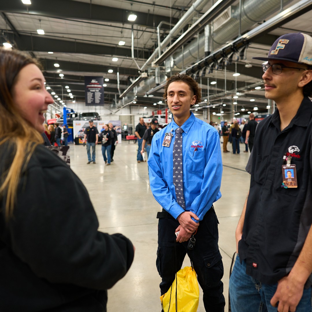 wyotech's tweet photo. Today's the day! Our career fair is officially underway with interviews. At WyoTech, our career fairs are a two day event where we invite 100 employers to campus to get to know our students even better.💥 

#wyotech #tradeschool #handsonlearning #careerfair #employers #interview https://t.co/Vg8XUdWbK6