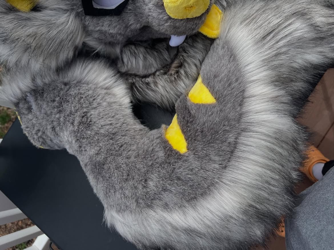 Pawfect_Studio's tweet photo. The final head, tail, and paws are complete. So happy to finally see this beauty come together! 
Here’s the finished fursuit partialo fully completed and ready to shine

Commission are OPEN💌

#Furryfandom #furrycommunity #Furry #fursuit #fursuiting #fursuitmaker #furrycommunity https://t.co/rNqXbav8X8