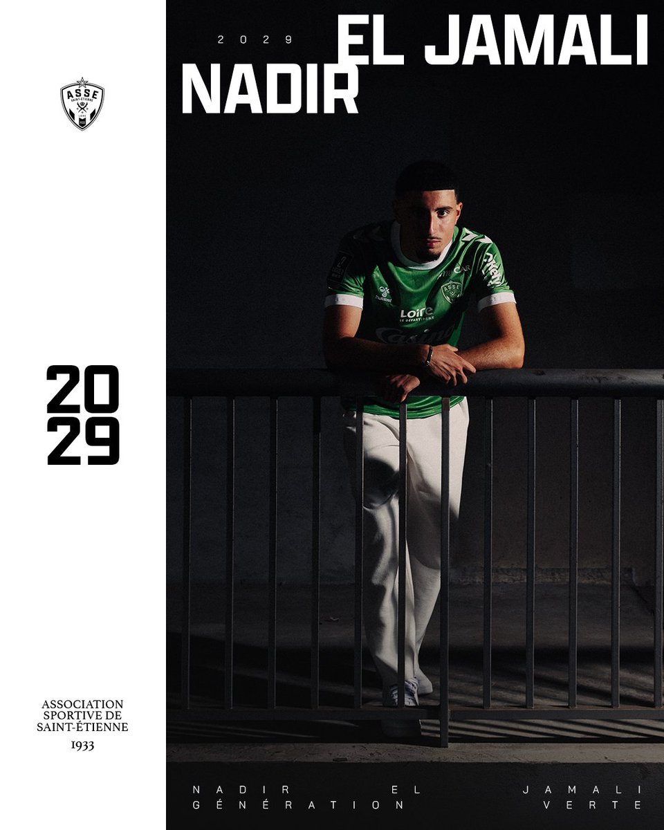ASSEofficiel's tweet photo. ✍️ Nadir El Jamali. Vert jusqu’en 2029. 💚 https://t.co/0cAue4jCKa