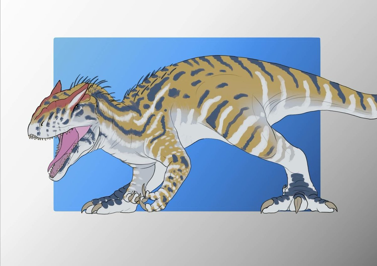 WSpinaxhunter's tweet photo. 'Acts of Preservation's  Allosaurus design https://t.co/ddCHp9LuKg