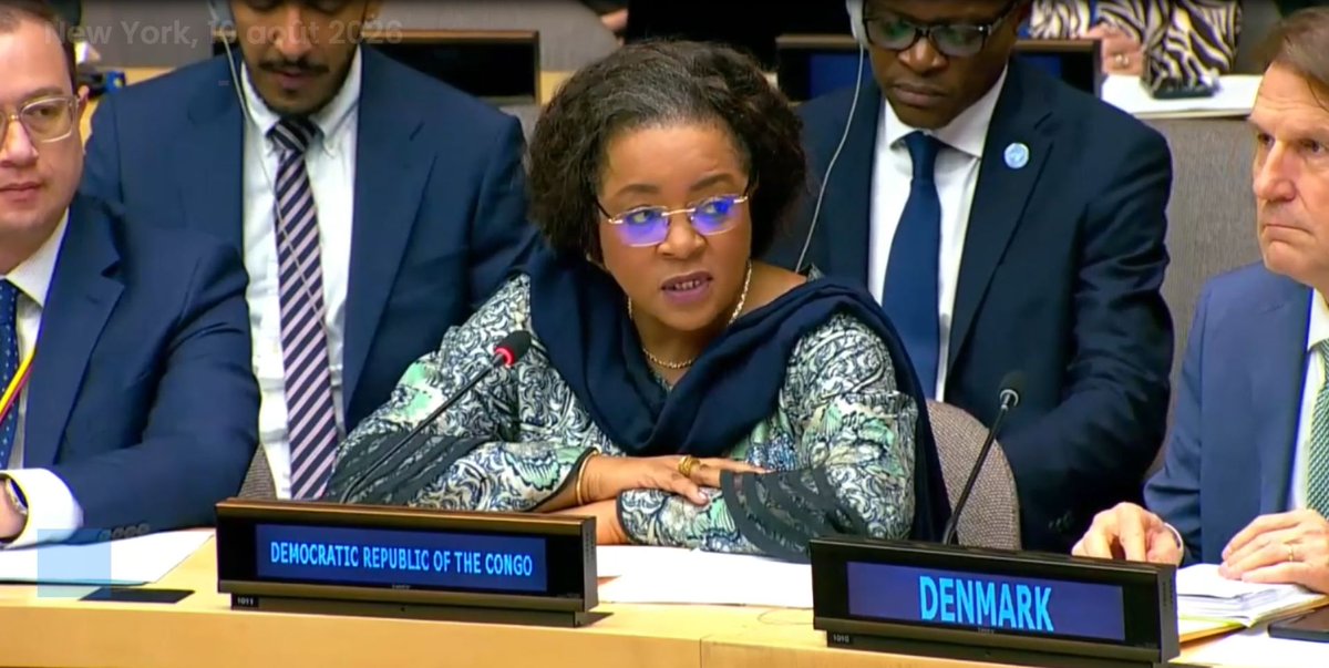RDCongoONU's tweet photo. Conseil de sécurité | Déclaration de la République démocratique du Congo à la réunion selon la formule-Arria co-organisée par la Lettonie et le Royaume-Uni sur : « La mise en œuvre du droit international humanitaire : prisonniers de guerre, détenus civils et combattants étrangers, dans le contexte de la guerre menée par la Russie contre l’Ukraine »

Dans sa déclaration, la RDC a souligné que les règles du droit international humanitaire s’imposent à toutes les parties à un conflit armé, en toutes circonstances, et que les prisonniers de guerre, les détenus civils et toutes les personnes hors de combat doivent être traités avec humanité et dignité.

La RDC a également exprimé sa préoccupation face à la poursuite des hostilités et appelé à une désescalade, au dialogue et à la poursuite des efforts diplomatiques en vue d’un cessez-le-feu et d’une paix durable. Elle a salué les récents échanges de prisonniers comme autant de signes démontrant que le dialogue demeure possible, même en période de conflit.

La déclaration intégrale de la République démocratique du Congo, prononcée par S.E. Jocelyne Kabengele Lukundula (@MAGGLON), Ambassadeur et Représentante permanente adjointe, est disponible ci-dessous:
https://t.co/2DOz757cyA

@Presidence_RDC 
@RDC_Minafet 
@Com_mediasRDC