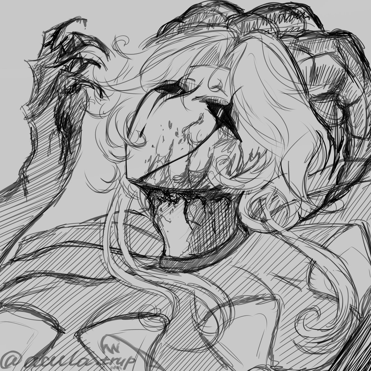Acula_Trup_'s tweet photo. 🌟And I'll throw in Pierrot too🌟
I've almost lost the habit of using a graphics tablet... I'm currently rebuilding my skills :)
#thefreakcircus #pierrot #tfc https://t.co/Blb2tok8fk