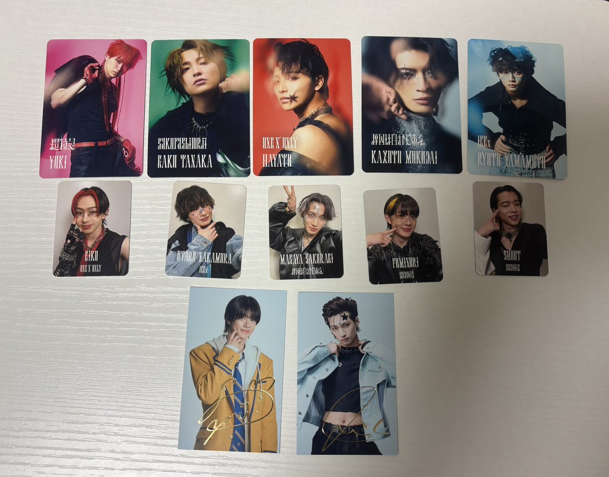 lcjtd2's tweet photo. EBiDAN エビダンYes!東京 トレカ 封入特典 HMV店舗特典 オンライン特典 箔押しサイン トレカ 

譲  ユーキ  田中  EIKU  HAYATO  杢代  桜木  FUMINORI  SHOOT  志賀  山本  

求  NAOYA

8/15エビライ手渡し優先

お気軽にお声掛けお願いいたします。 https://t.co/rpkGien9og