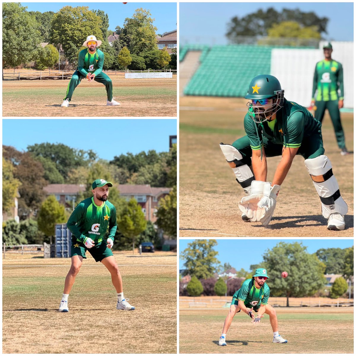 DSBcricket's tweet photo. Pakistan Test Squad Another Practice session in Kent Cricket Ground, ahead of three match test series against England 🏏
#PAKvENG https://t.co/IbTWXV2Pfe