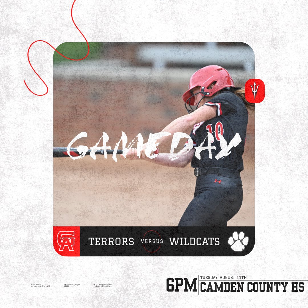 RedTerrorsSB's tweet photo. 𝒲𝑒𝑒𝓀 ✌🏻

🆚Camden
🏟️Camden County High School
⏰6:00PM

#GoTerrors | #AllHail https://t.co/GhUyi03c7G
