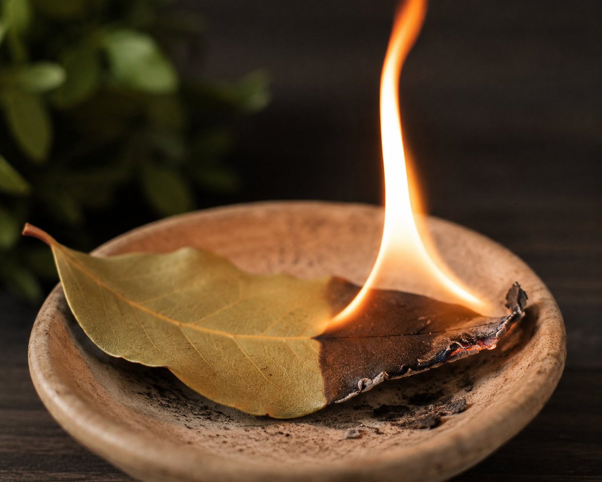 Saveasoullnow's tweet photo. HIDDEN TRUTHS

WRITE WHAT YOU WANT ON A BAY LEAF... THEN BURN IT.

YOUR BRAIN LOVES RITUALS
IT DOESN'T MATTER WHETHER THEY'RE SPIRITUAL.

WHAT MATTERS IS THAT YOU TRULY BELIEVE IN THEM.

FIRE MAKES THE INTENTION FEEL REAL.

AND WHAT FEELS REAL CAN ACTIVATE YOUR SUBCONSCIOUS MIND. https://t.co/lWZEnN3fhL