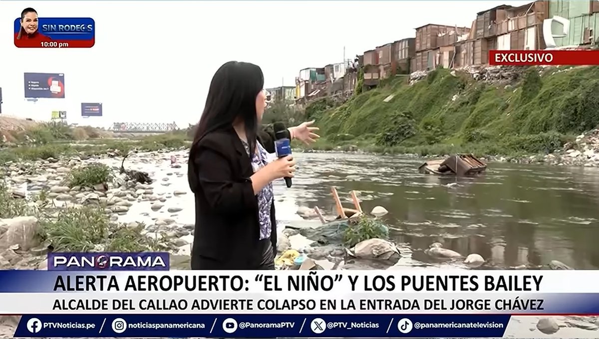 roxanarochag's tweet photo. Actuar de manera preventiva nos ayuda a evitar tragedias. Por ello, he solicitado al @MTC_GobPeru   tomar acciones inmediatas para evitar que una eventual crecida del río Rímac, asociada a lluvias intensas y al #FenómenoDelNiño, pueda comprometer la seguridad de los puentes Bailey como única vía de acceso terrestre al nuevo nuevo Aeropuerto Internacional #JorgeChávez. Estas acciones deben ser articuladas con la @ANAPeru, el @RegionCallaoPe y otras entidades competentes.
¡La vida y la salud de nuestra gente es prioridad!