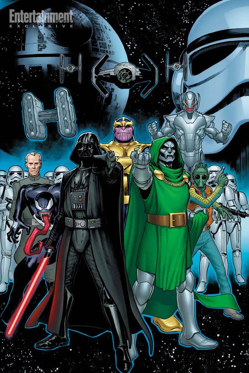 StarWars_Direct's tweet photo. Disney has announced their first ever official Star Wars &amp; Marvel crossover.

Kevin Smith will write STAR WARS/MARVEL: HOPE ASSEMBLES, a 5-part comic that takes the characters of A NEW HOPE to Marvel's Earth-616.

(via. @EW) https://t.co/v7Vsavx5hE