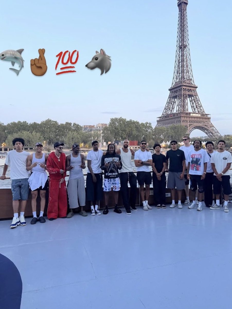 LegionHoops's tweet photo. REPORT: Anthony Edwards and LaMelo Ball covered the flight bill for the Wolves team trip to Paris for offseason workouts with Rudy Gobert.

Respect. (via @JonKrawczynski) https://t.co/whRg5sLtIX