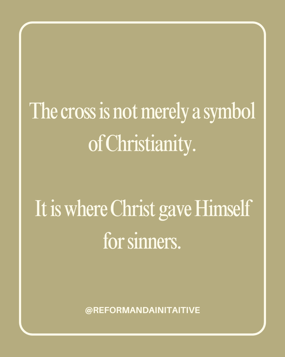 ReformandaRome's tweet photo. The cross is not simply a symbol. It is where Christ gave Himself for sinners.
📖 Galatians 6:14
#AncientStonesEternalTruth #TheCross #ChristCrucified #Gospel #Scripture #ReformedTheology #ReformandaInitiative #Rome #SoliDeoGloria https://t.co/46cibyt26Z