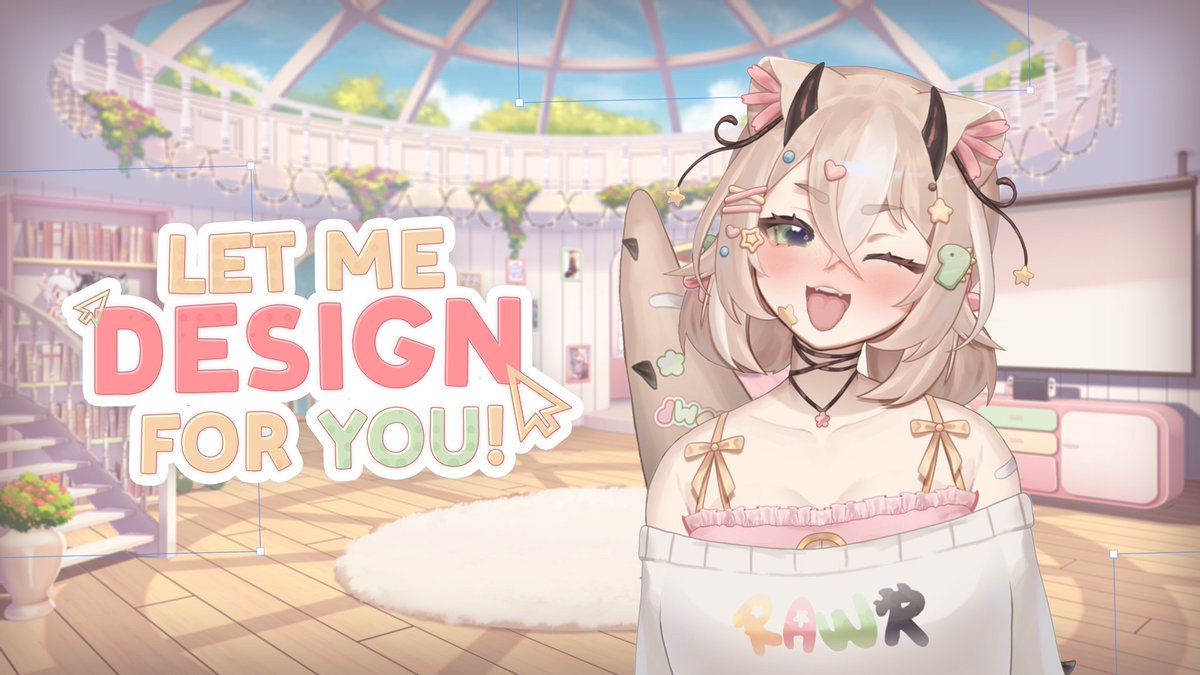 saurawr_'s tweet photo. HEY I NEED YOU!! 🫵

I want to do more minimal overlays for my portfolio, as most are outdated or in the NDA hell 🥲

So please leave your model picture on a room bg in the comments, just as this example! I'll choose a few to design for this FRIDAY on stream 💚
