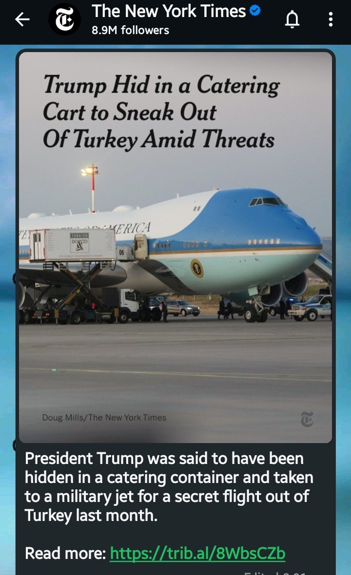 justdmj's tweet photo. @davido Is it the  same 🇺🇸  president that was hide in the catering container.? @GuyMr10 @cbngov_akin1 @BashirAhmaad @btunddej @temitopeayanbisi @davido https://t.co/En9X2WHyOW