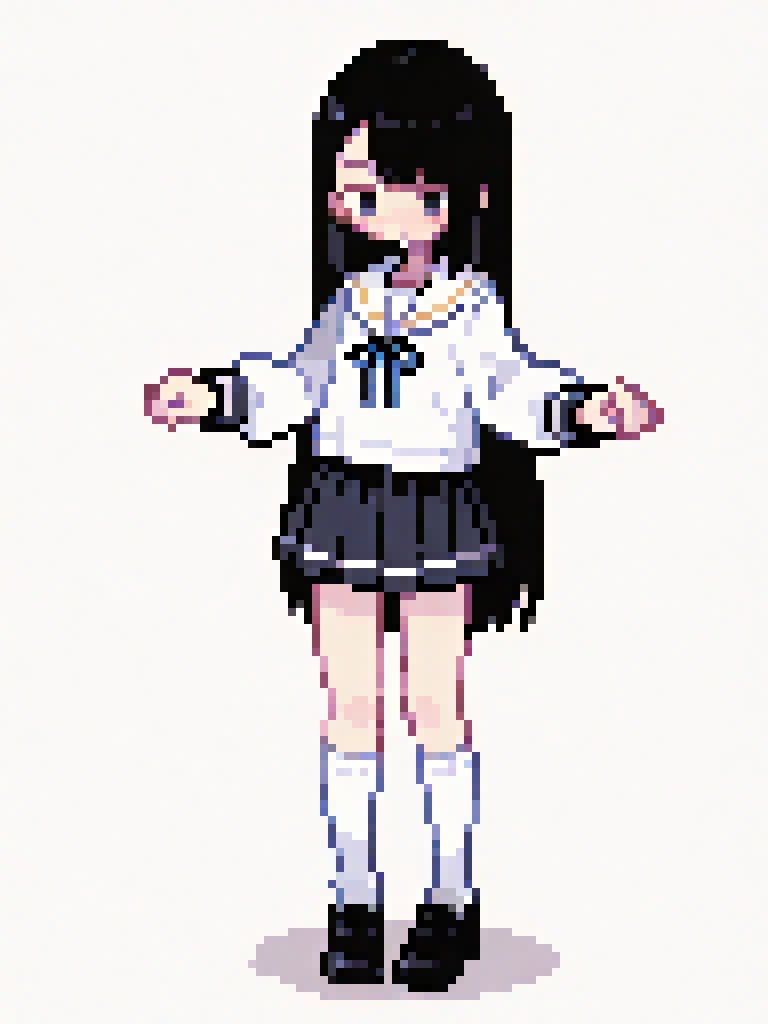 null_assets's tweet photo. ドットちゃん

2Dを動かすのも3Dを作るのも、
表現方法を選ぶのとは別に「完成までの作業量」と向き合わないといけないことに、やっと気づく

そこで、個人開発と相性がいいと言われるドット絵も検証してみることに(この画像は96px×128px)
これでも大きい方だけれども😋かわいさ重点！
#gamedev #ゲーム制作