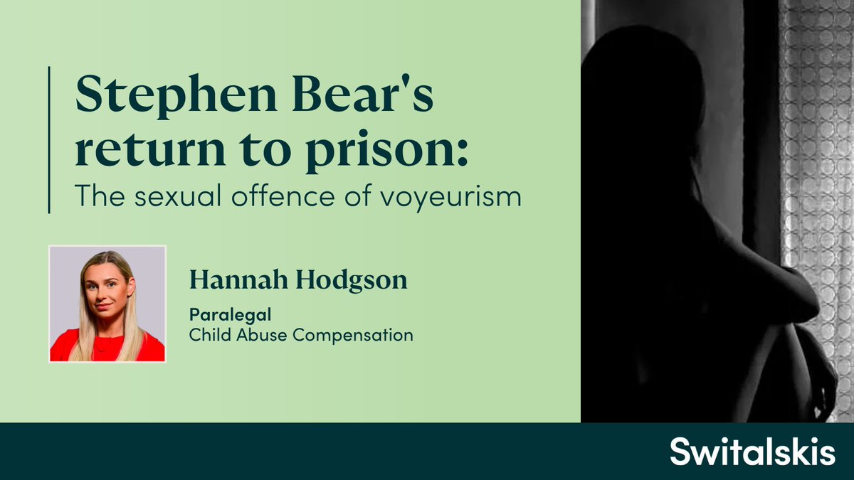 Switalskis's tweet photo. The recent imprisonment of Stephen Bear for breaching a restraining order has once again highlighted the lasting impact abuse can have on survivors and the importance of legal protections that continue beyond a criminal conviction.

Read more: https://t.co/vjWKOPM1Ce https://t.co/mUrTMybk6m
