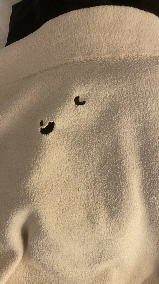 RobinQuaglieri's tweet photo. @SonestaHotels  We asked for an extra blanket. This is it. We got a religious one. It was holy.  😳 #sonesta #sonestafifty https://t.co/k48iDjRfA7