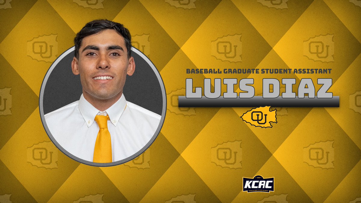 BravesAthletics's tweet photo. .@Ottawa_Baseball Luis Diaz has been named a Graduate Student Assistant with the OU baseball program. Click on the link to learn more about Coach Diaz: https://t.co/S4UPrjx0I9. #BraveNation https://t.co/vrRrbsyBqK