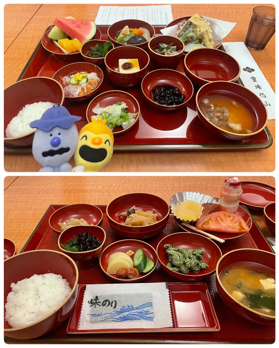 d0t3s's tweet photo. いに探したどり着いたてんほ°煎餅‼️(詳細は別途ﾚﾎ°します🫡)

￼8️⃣🚪の激うまな品々

🟦森のｽﾀﾊ”限定ﾌﾗﾍ°ﾁ-ﾉ「やた”らめぇりんこ”」と、異なるﾘﾝｺ”3つのｼ”ｪﾗｰﾄ🍨

恐⛰️ｼｭｸﾎ”ｳのｼｮｰｼ”ﾝ料理
尚、恐⛰️はｶ”ｽ(硫黄)の影響で数ヶ月で工ｱｺﾝが壊れるらしい。電波もない。 https://t.co/Io3NXEKIPC